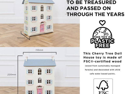 Cherry Tree Hall Wooden Doll House