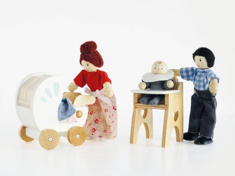Dolls House Nursery & Baby Set - 5 piece