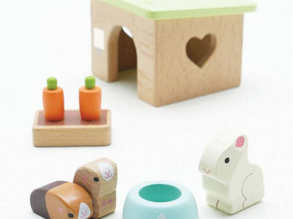 Bunny & Guinea Pet Animal Set - 5 piece