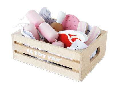 Butchers Meat Wooden Market Crate - 7