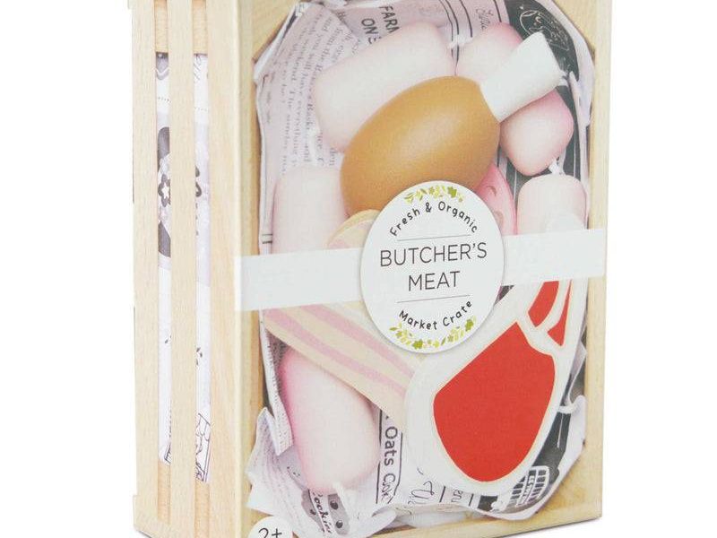 Butchers Meat Wooden Market Crate - 7