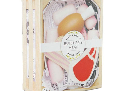 Butchers Meat Wooden Market Crate - 7