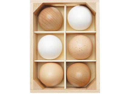 Farm Eggs Wooden Market Crate - 7 Piece