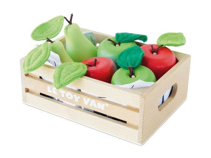 Orchard Fruits Wooden Market Crate - 7 Piece