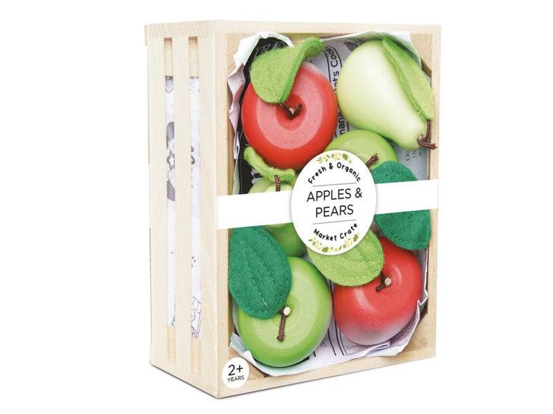 Orchard Fruits Wooden Market Crate - 7 Piece