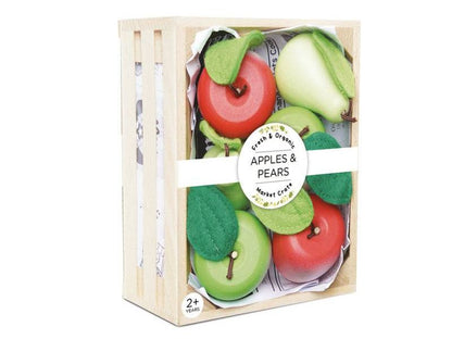 Orchard Fruits Wooden Market Crate - 7 Piece