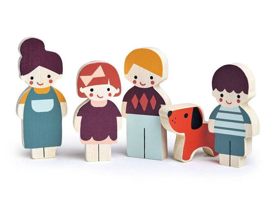 Doll Family With Dog