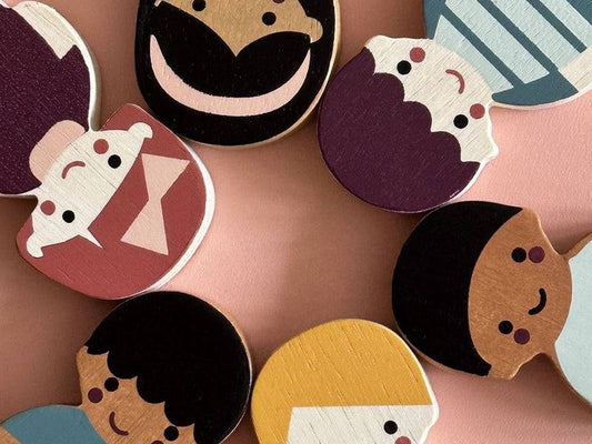 Doll Family With Dog