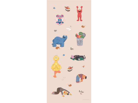 Mindful and co Printed Kids Yoga Mats Sesame Street