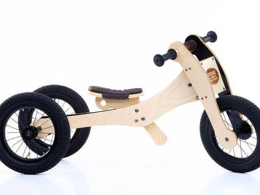 4 in 1 Wooden Bike Brown Saddle Seat Cover & Chin Protector TB6152