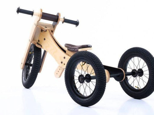 4 in 1 Wooden Bike Brown Saddle Seat Cover & Chin Protector TB6152