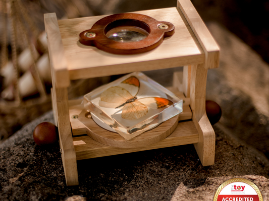 Qtoys Wooden Microscope