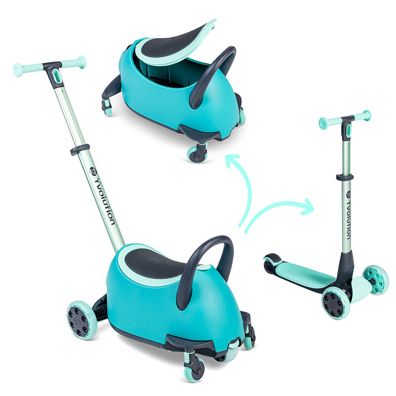 Glider Luna 5-in-1 Scooter & Ride-on - Green