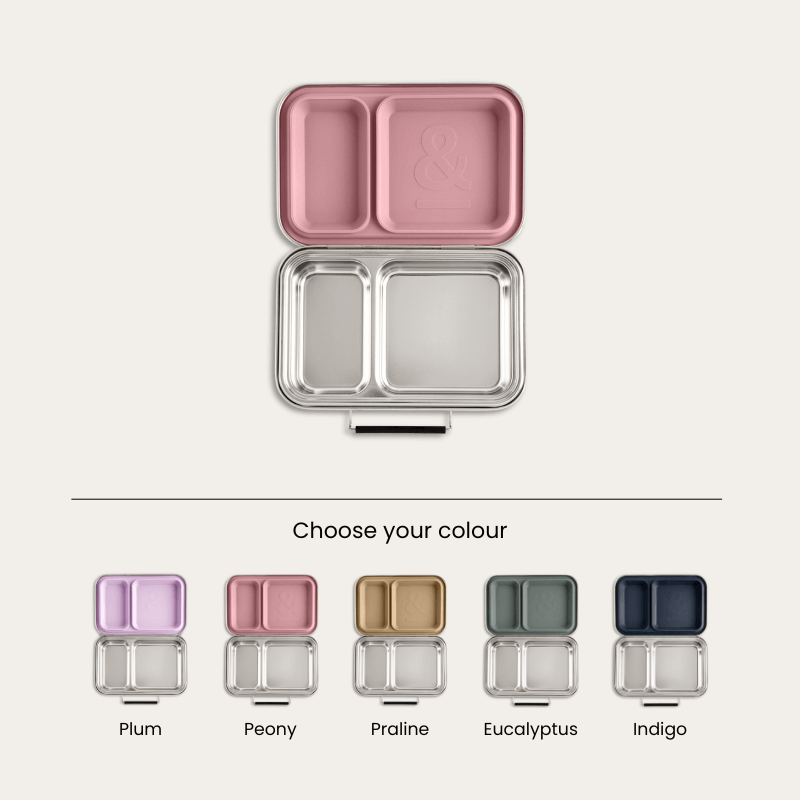 Seed and Sprout Bento Lunch Box | Leak Resistant Seal Peony