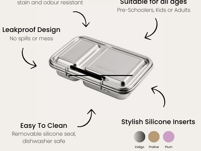 Bento Box Lunch Box Set Indigo