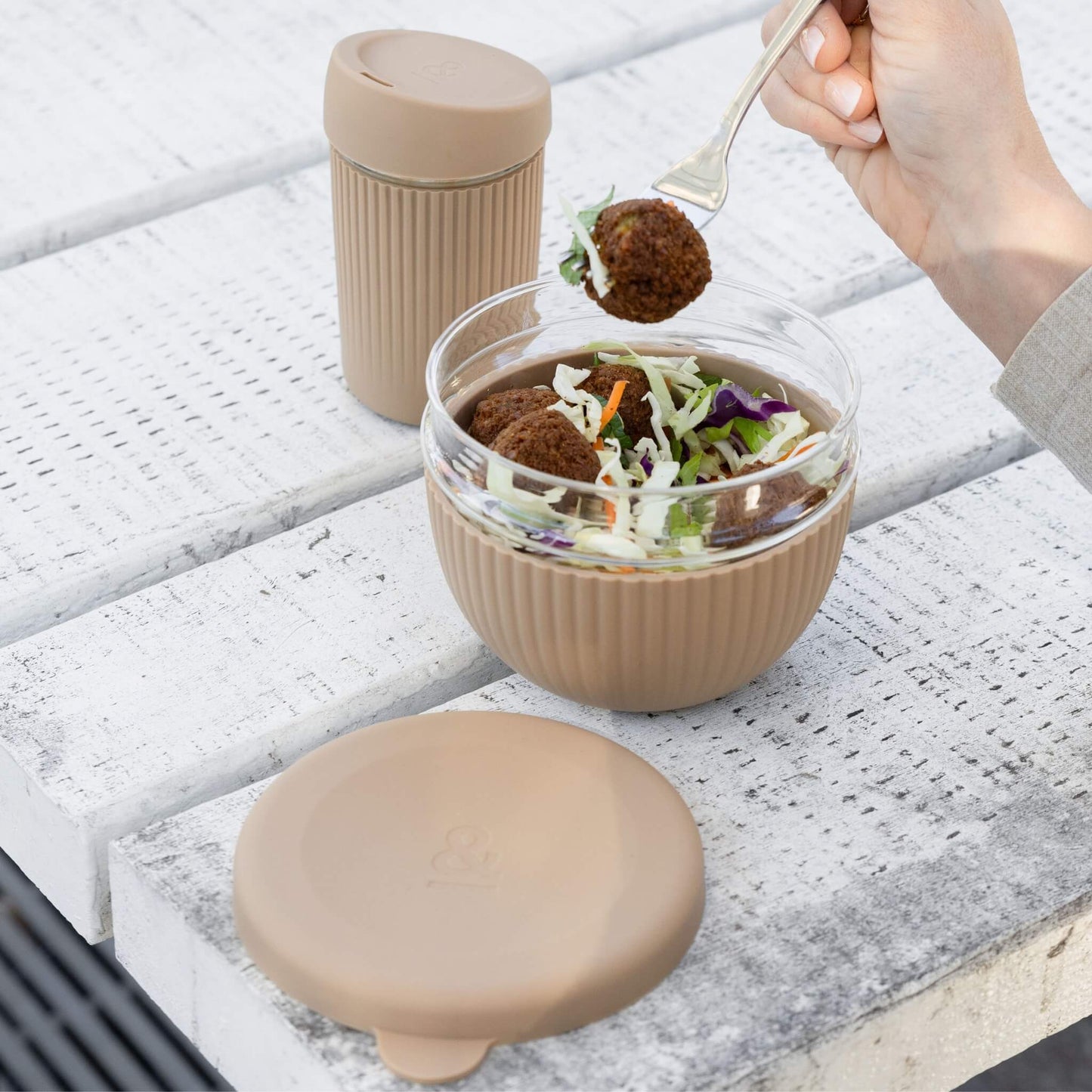 Seed and Sprout Reusable Glass Coffee Cup | 12oz