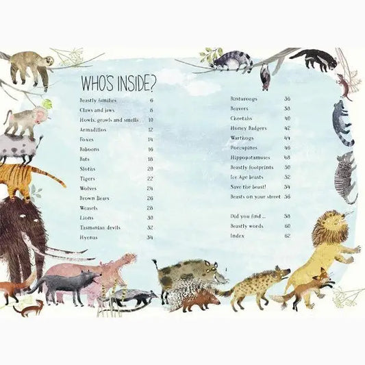 List of animals with percentages titled ’Who’s Inside?’