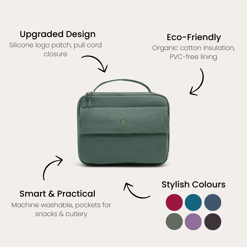 Insulated CrunchCase Lunch Bag 4L Eucalyptus