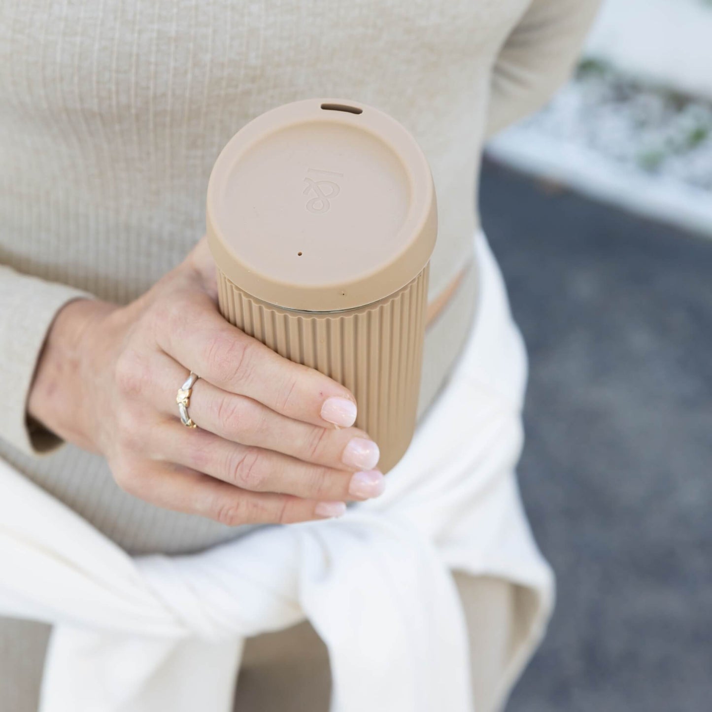 Seed and Sprout Reusable Glass Coffee Cup | 12oz