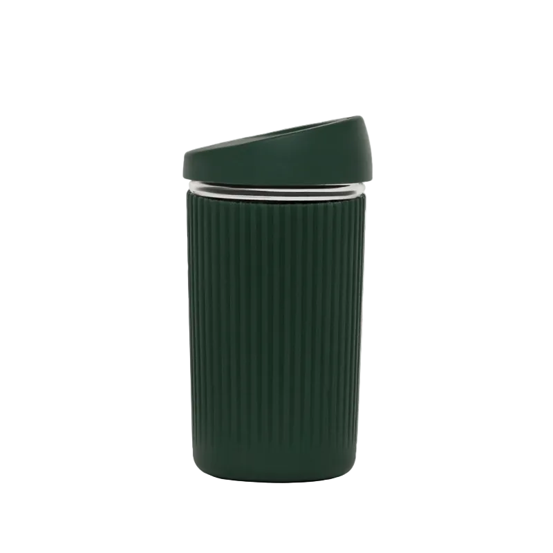 Seed and Sprout Reusable Glass Coffee Cup | 12oz