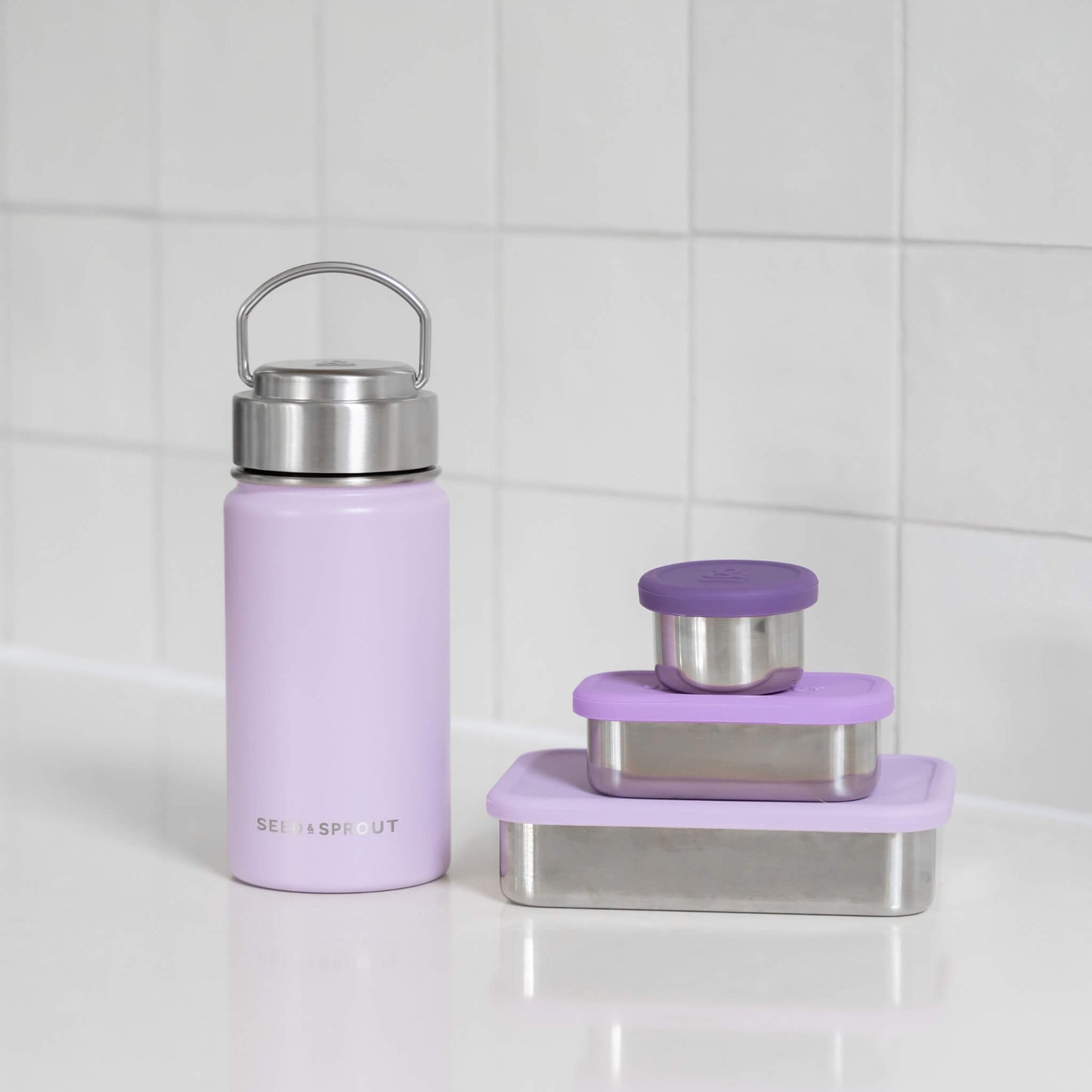 Seed and Sprout Insulated Drink Bottle | 350ml