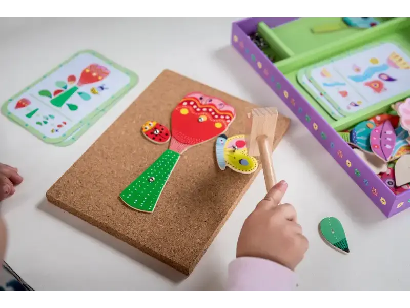 Child’s hammering toy.