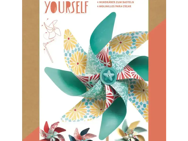 Pinwheel craft kit.