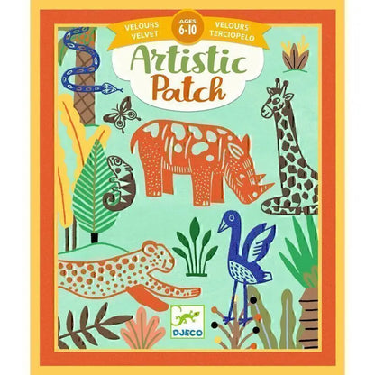 Artistic patch activity set.