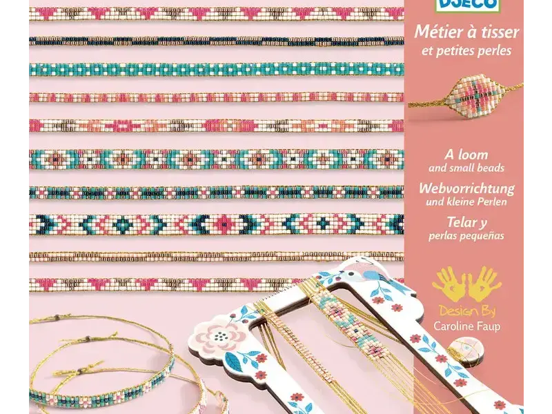 Beaded bracelet loom kit.