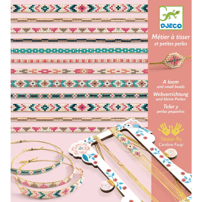 Beaded bracelet loom kit.