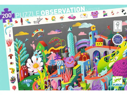 Colorful, whimsical puzzle featuring a fantastical underwater scene with various creatures and structures.