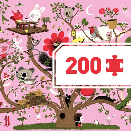 Whimsical animal-themed jigsaw puzzle.