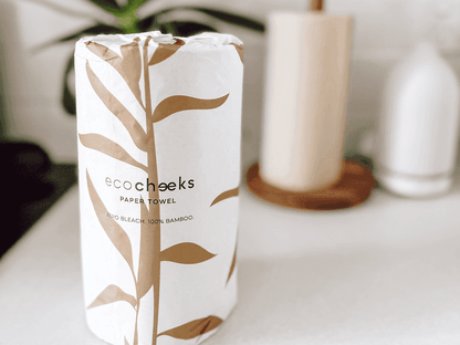 Eco Cheeks Unbleached Bamboo Paper Towel - 12 Rolls