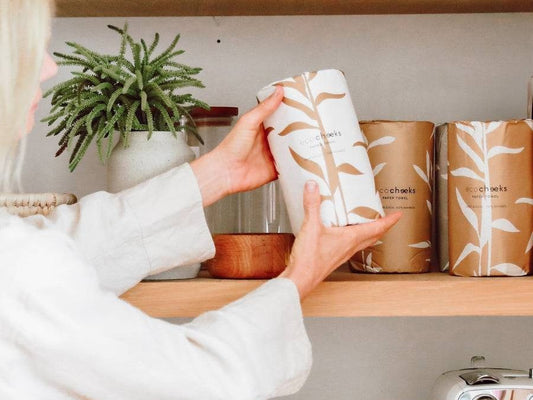 Eco Cheeks Unbleached Bamboo Paper Towel - 12 Rolls