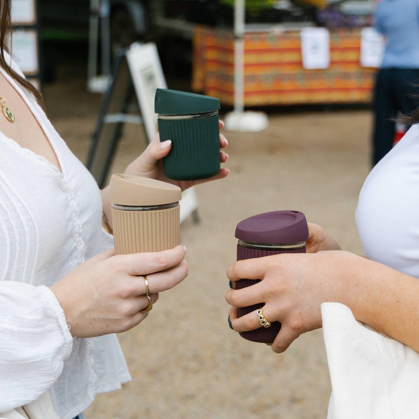 Seed and Sprout Reusable Glass Coffee Cup | 8oz