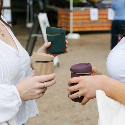 Seed and Sprout Reusable Glass Coffee Cup | 8oz