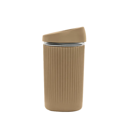 Seed and Sprout Reusable Glass Coffee Cup | 12oz