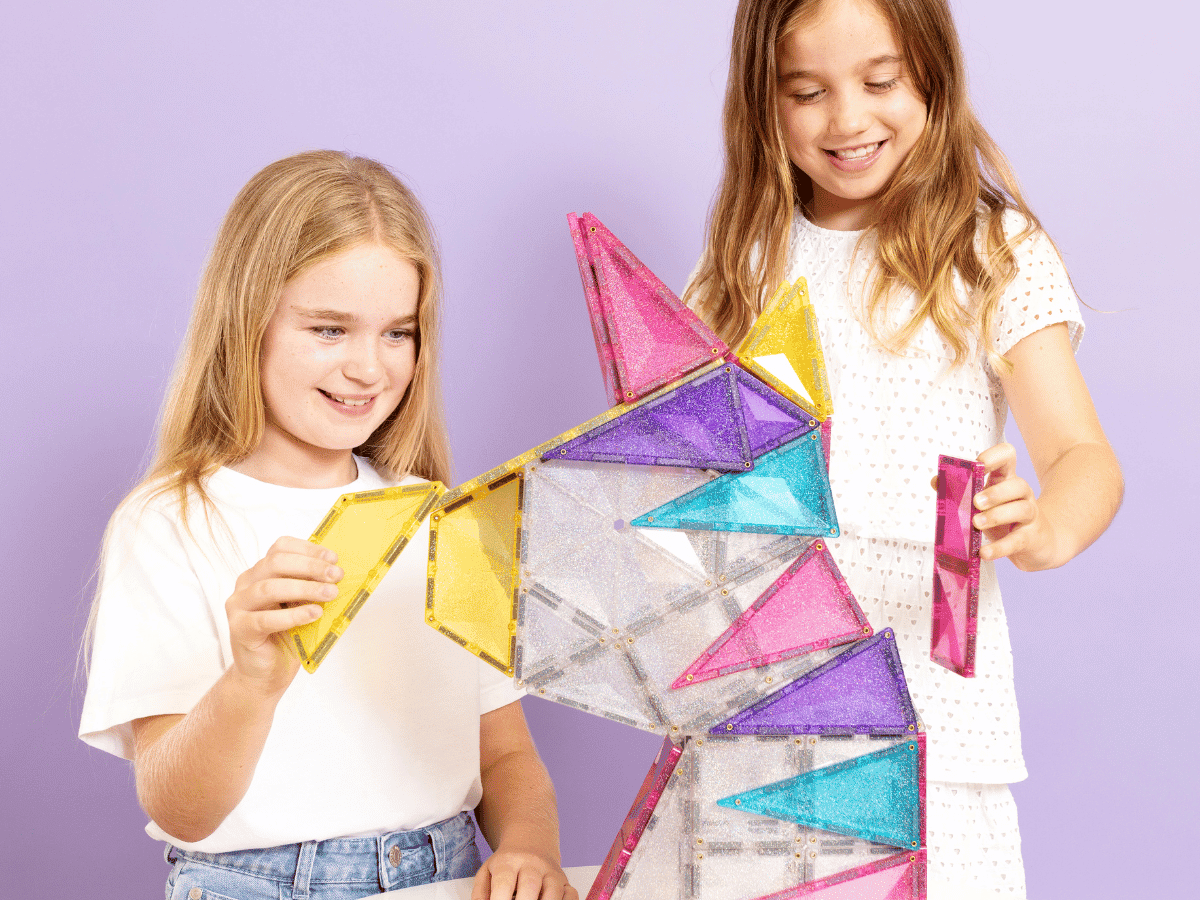Connetix Glitter Unicorn Pack 56 pc