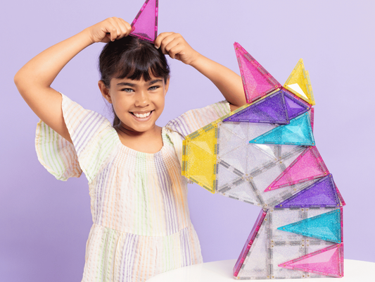 Connetix Glitter Unicorn Pack 56 pc