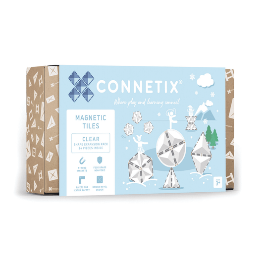 Connetix Clear Shape Expansion Pack 24 pc