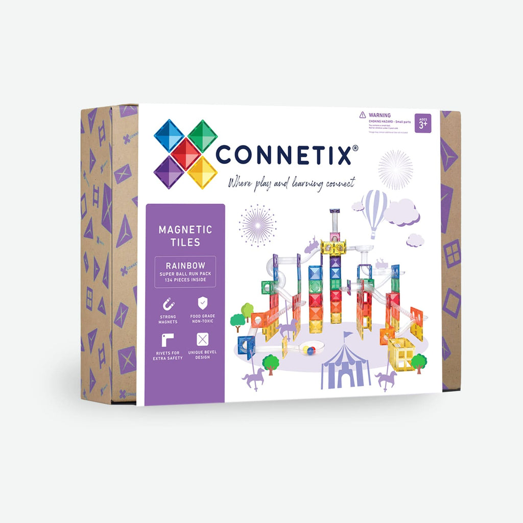 Connetix Super Ball Run Pack 134 pc