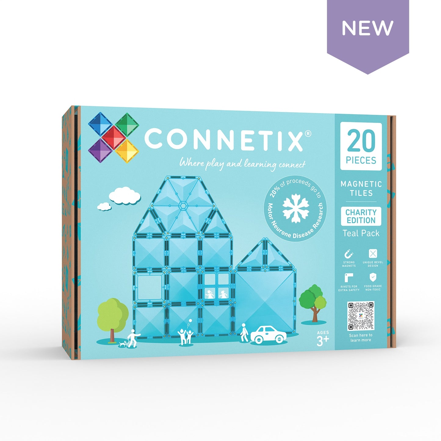 Connetix Charity Pack Teal 20 pc