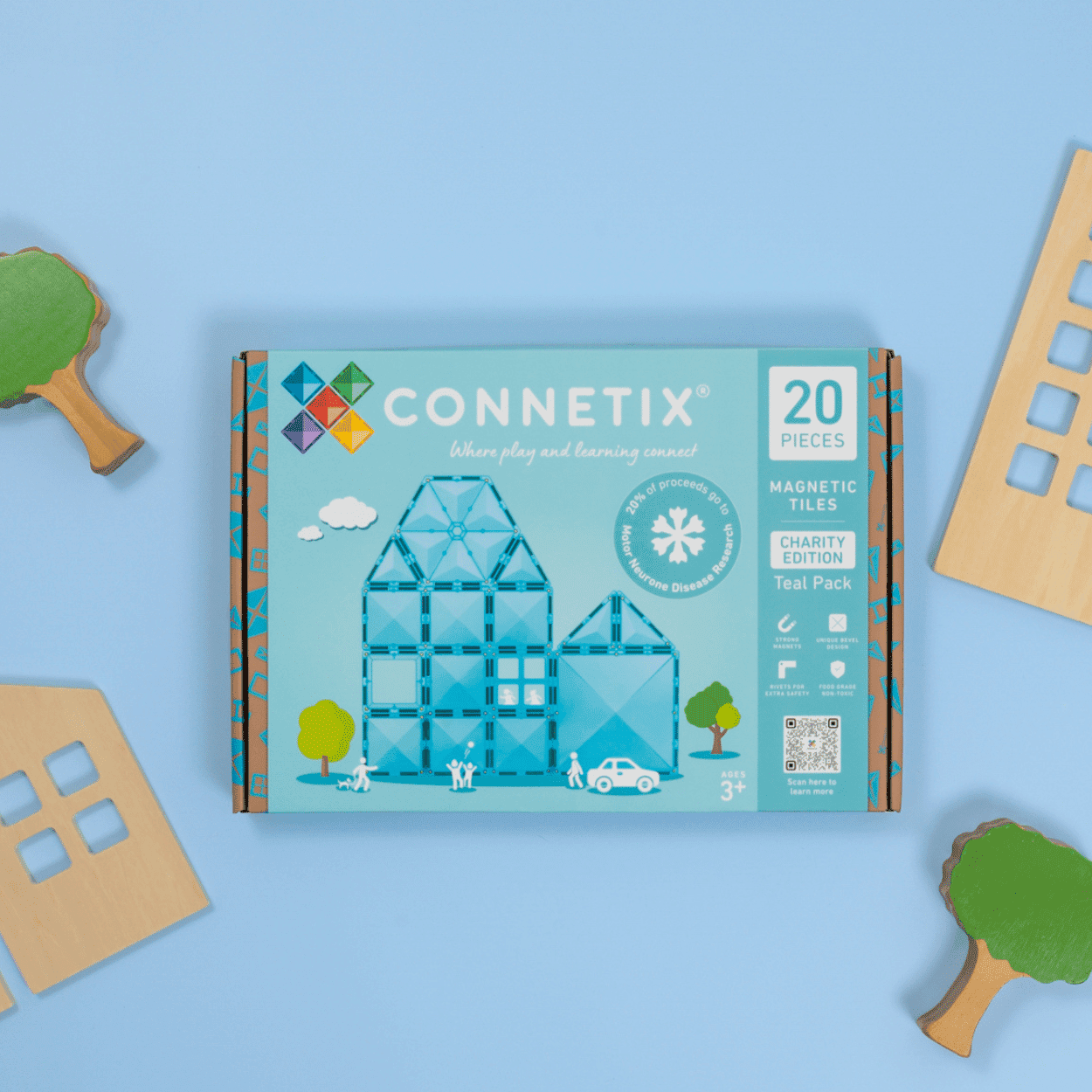 Connetix Charity Pack Teal 20 pc