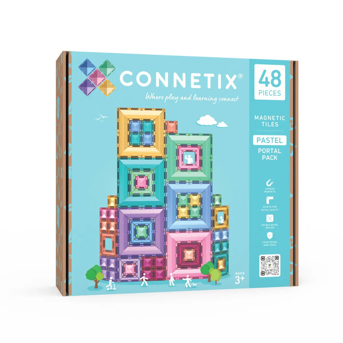 Connetix Pastel Portal Pack 48 pc