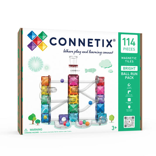 Connetix Ball Run Bright Pack 114 pc