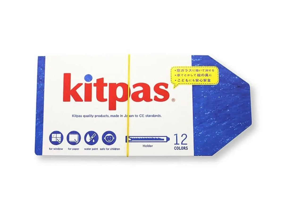 Box of Kitpas colored drawing sticks or crayons.