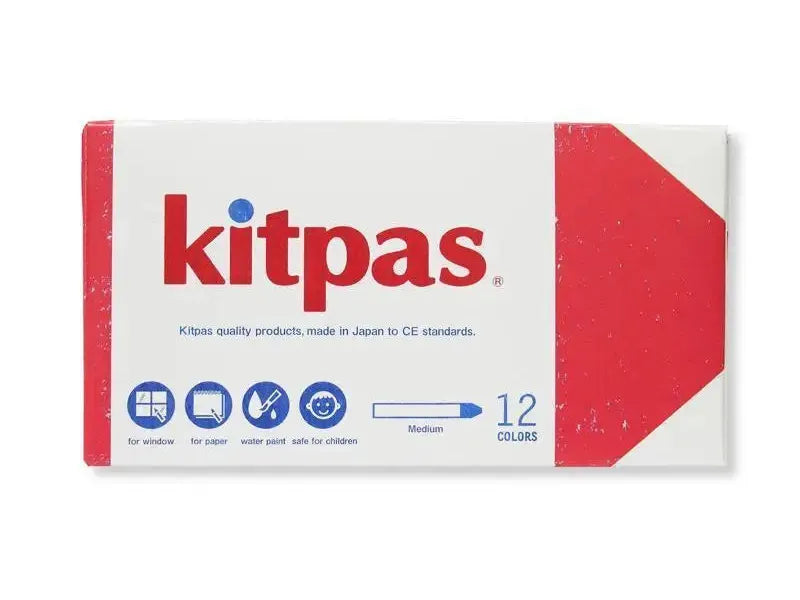 Box of Kitpas drawing materials containing 12 pieces.