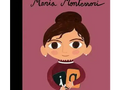 Book cover featuring an illustrated portrait of a woman with a bun hairstyle holding books.