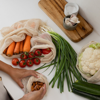 Organic Mesh Produce Bag - Set of 5