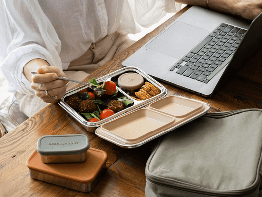 Bento Box Lunch Box Set Charcoal SSL1195